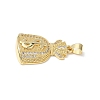 Micro Pave Clear Cubic Zirconia Pendants KK-L253-13G-3