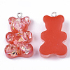 Transparent Resin Pendants X-CRES-N022-103-3