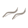 Non-Tarnish 304 Stainless Steel Links Connector Charms X-STAS-Q323-13P-2