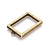 Rack Plating Alloy Photo Locket Pendants PALLOY-WH0068-03AB-2