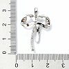 Rack Plating Brass Pave Cubic Zirconia Pendants KK-M282-29P-3