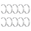 GOMAKERER 10Pcs 304 Stainless Steel Open Cuff Bangles BJEW-GO0001-02A-1