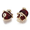 Brass Enamel Resin Pendants KK-N231-150-NF-3
