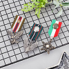 3Pcs 3 Styles Wing & Eagle & Star Retro British Preppy Styel Alloy Charms Lapel Pin JEWB-GA0001-20-5