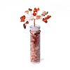 Natural Carnelian Chips Tree of Life Decorations PW-WG0DAB8-01-1