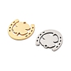 DICOSMETIC 24Pcs 2 Style Stainless Steel Charms STAS-DC0001-81-3