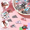 45Pcs 9 Colors Printed Zinc Alloy Pendants FIND-CJ0004-24-3