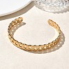 304 Stainless Steel Cuff Bangles BJEW-A160-03G-3