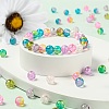 210~250Pcs 10 Style Spray Painted Crackle Glass Beads CCG-YW0001-06-7