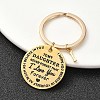 Valentine's Day Brass & 201 Stainless Steel Keychain KEYC-YW00097-09-1