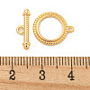 Brass Toggle Clasps KK-A223-17G-6