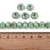 Handmade Foil Glass Beads FOIL-Q001-02C-4
