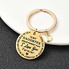 Valentine's Day Brass & 201 Stainless Steel Keychain KEYC-YW00097-04-1