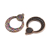 Tibetan Style Alloy Pendants AL-CBA606A-02-2