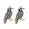 Skull Alloy Enamel Pendants AL-CBAD3B4-04G-01-1