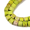 Dyed Synthetic Imperial Jasper Beads Strands G-H087-F02-01C-1-4