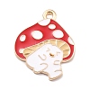 Autumn Theme Alloy Enamel Pendants ENAM-E361-08LG-2