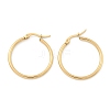 Ion Plating(IP) 304 Stainless Steel Hoop Earrings EJEW-N0016-11G-D-2