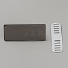 Alloy Blank Rectangle Label Tags FIND-WH0173-409D-B-1
