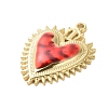 304 Stainless Steel Enamel Pendants STAS-K303-04G-06-2