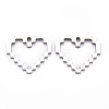 Non-Tarnish 201 Stainless Steel Pendants LS-STAS-N088-29P-NR-1
