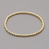 Brass Round Beadas Bracelets UF8156-5-1