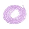 Imitation Jade Glass Beads Strands GLAA-T028-3mm-11D-2