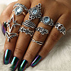 Alloy & Resin Finger Rings Sets WG5C8A1-01-1