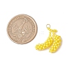 Glass Seed Beaded Double Banana Pendants PALLOY-MZ00465-2