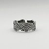 Wave Shaped Brass Cuff Open Rings FS-WG1C725-01-1