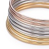 7Pcs 201 Stainless Steel Plain Bangle Sets for Women BJEW-L664-022C-M02-2