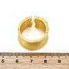 Brass Micro Pave Clear Cubic Zirconia Cuff Rings for Women RJEW-Q009-09G-3