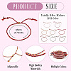 16Pcs 8 Colors Macrame Cotton Cord Slider Bracelets BJEW-TAC0060-4