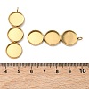 304 Stainless Steel Pendant Cabochon Settings STAS-K320-03A-G-3