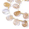 Natural Quartz Beads Strands G-F607-14-B-3