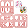 3Pcs 3 Styles ABS Plastic Plasticine Tools DIY-SC0025-44-1
