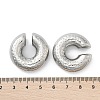 304 Stainless Steel C-Shaped Cuff Earrings for Women EJEW-M068-06P-5