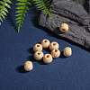 Natural Wood Beads X-YTB022-6-5