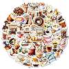 50Pcs Cartoon Coffee Paper Sticker STIC-C012-20-1