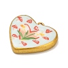 Printed Porcelain Pendants STAS-C183-03A-02-2
