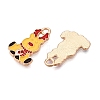 Christmas Theme Alloy Enamel Pendants ENAM-T020-10T-1