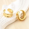 Brass Cuff Earrings EJEW-K309-16G-3