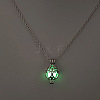 Alloy with Luminous Resin Bead Inside Pendant Necklaces for Women Men FS-WG4D5C2-30-1