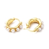 Plastic Pearl Beaded Hoop Earrings EJEW-Q024-04G-2