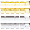 24Pcs 2 Colors Rack Plating Brass Glue-on Flat Pad Bails KK-HS0014-94-1