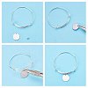 Adjustable Brass Bangles Making BJEW-BC0002-03-6