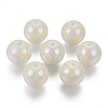 Acrylic Imitation Pearl Beads OACR-N010-024C-01-1