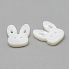 Bunny Natural Freshwater Shell Beads X-SHEL-T007-18-2