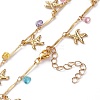 Brass Charms Bracelet & Necklace Jewelry Sets SJEW-JS01161-4
