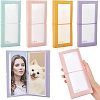  4Pcs 4 Colors PP & PET Plastic Card Photo Albums AJEW-NB0003-15-1